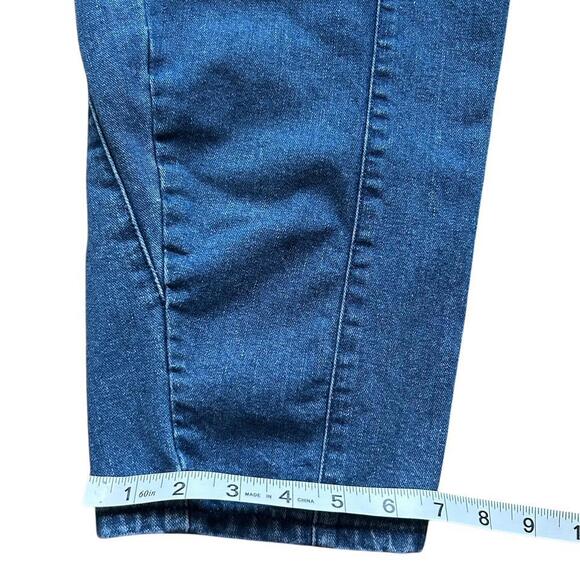Vintage Brittania Jeans Denim Pants Pleated Size 7 High Waisted 80s - Picture 7 of 8
